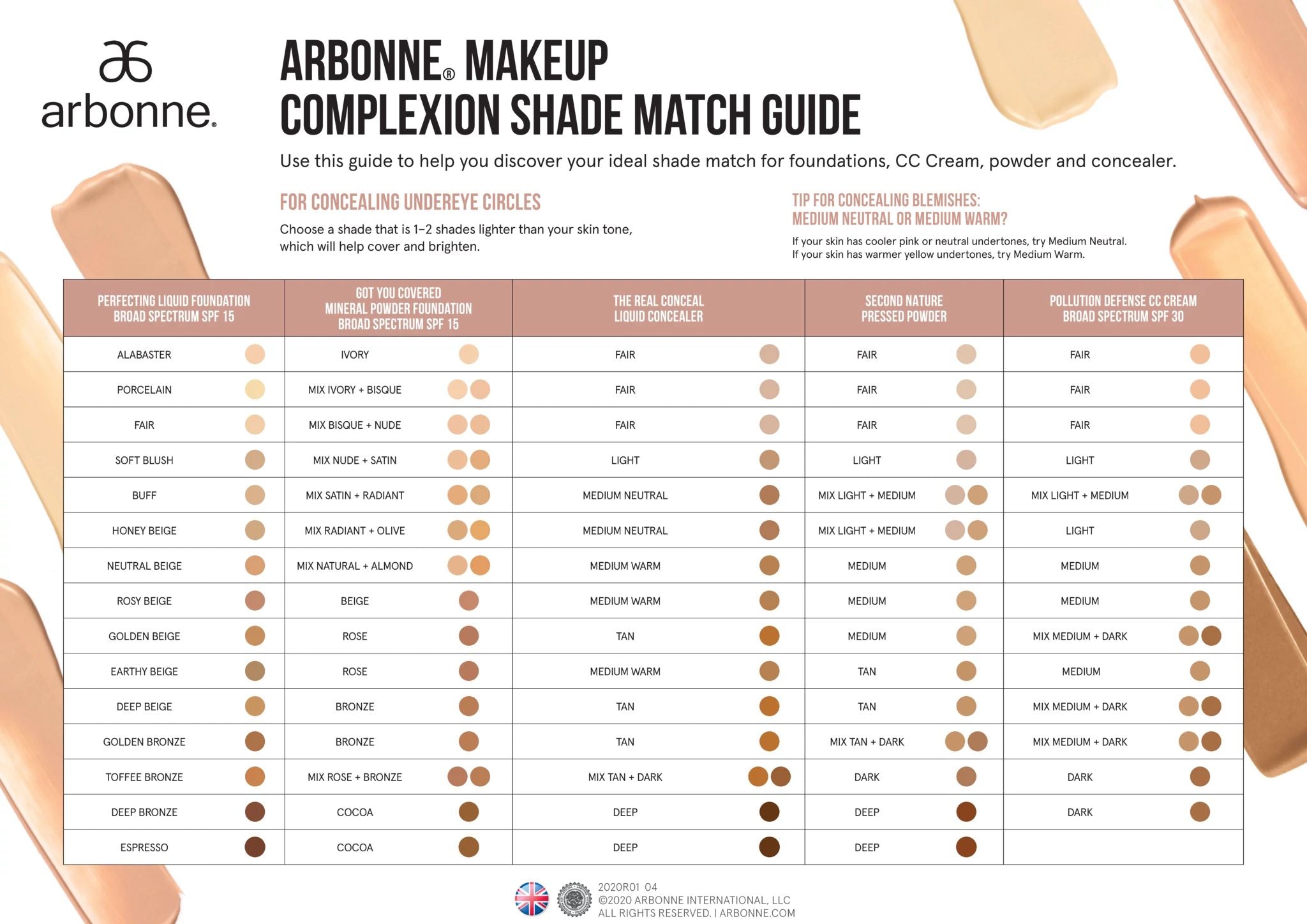 Arbonne foundation top