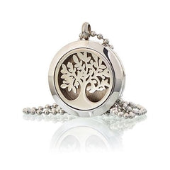 Tree of Life Aromatherapy Necklace 25mm - Assorted Colours