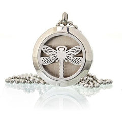 Dragonfly Aromatherapy Necklace 25mm , aromatherapy Jewellery