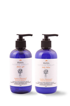 Simply Pregnant Shower Gel and Body Lotion gift set